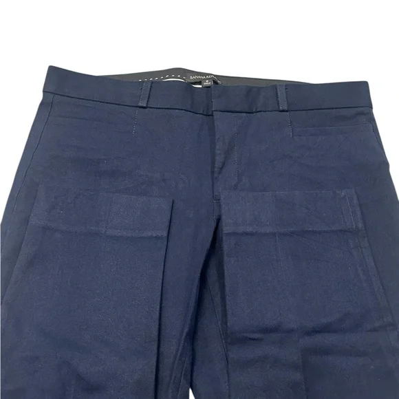 Banana Republic Women’s Sloan Navy‎ Trousers Size 8 - Picture 2 of 9